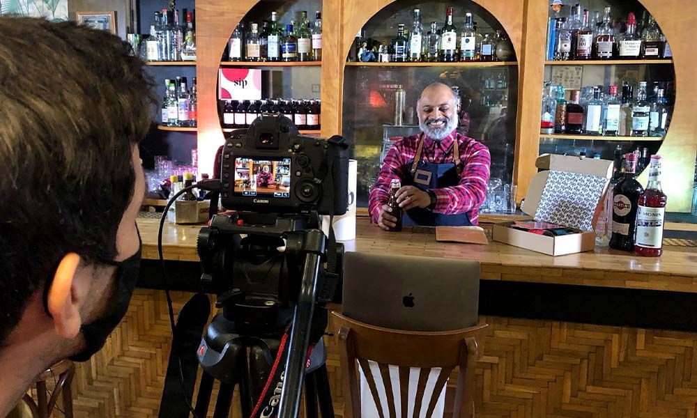 Virtual Cocktail Behind The Scenes Scarlett Entertainment