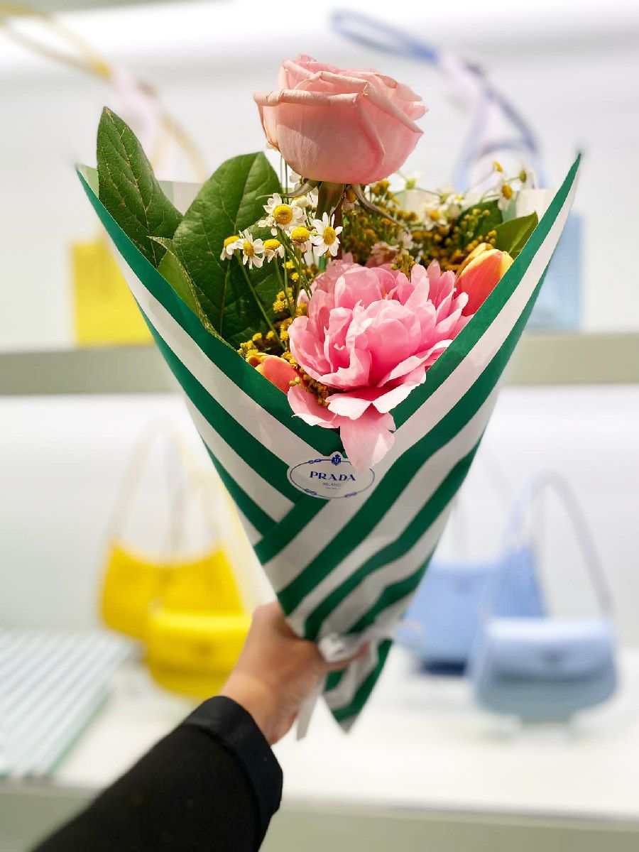 Handcrafted Floral Mother's Day Bouquets for Prada Campaign