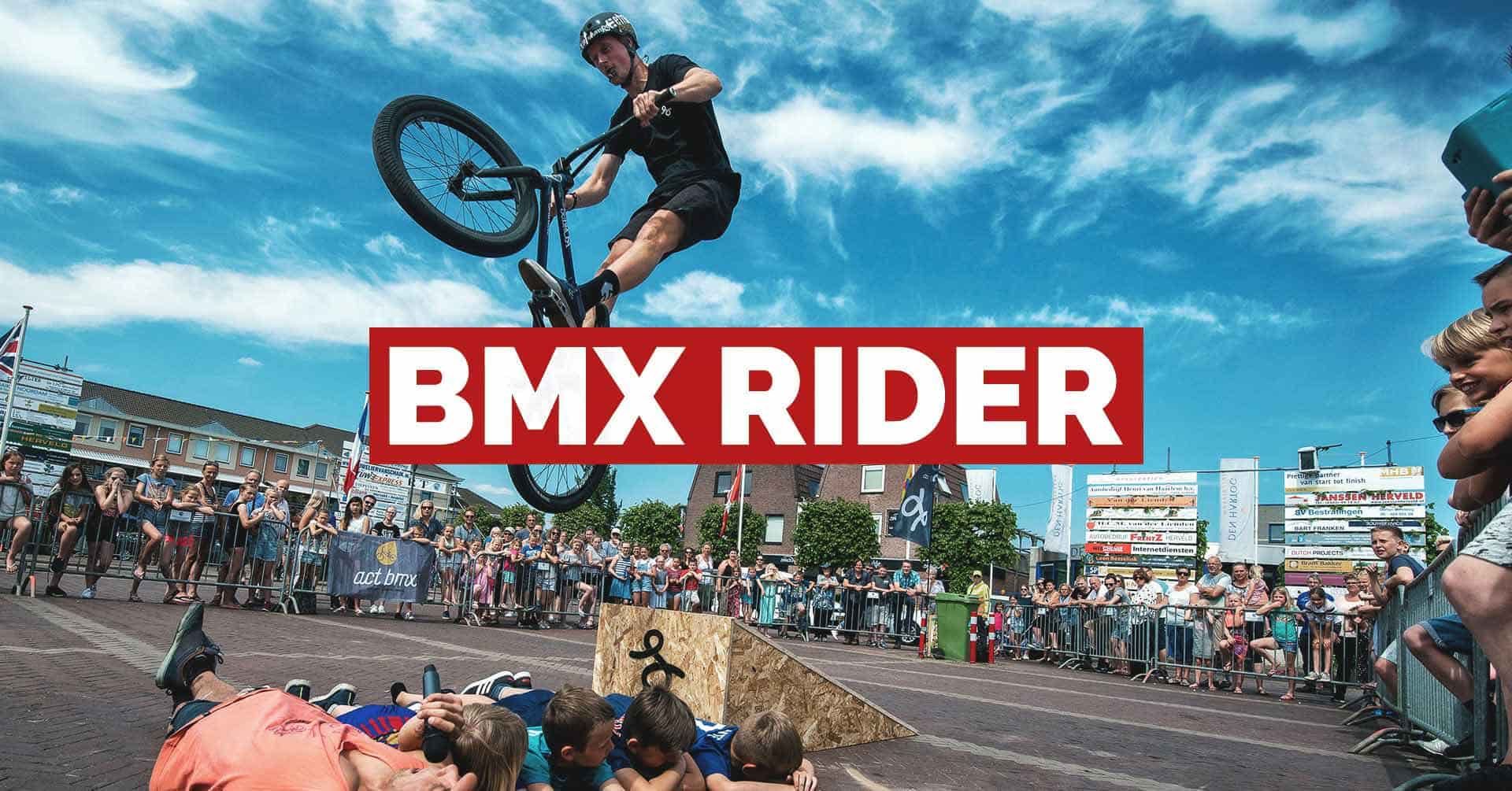 Bmx bike hot sale rider