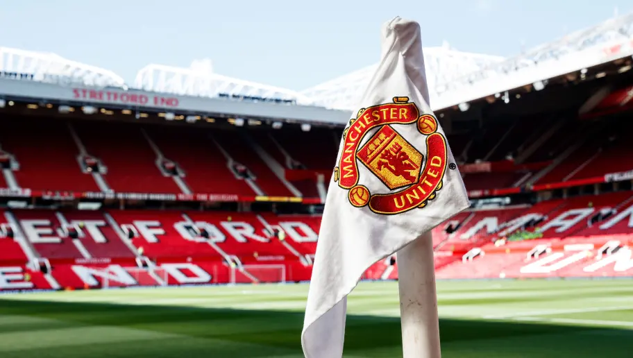 Manchester United flag at Old Trafford 