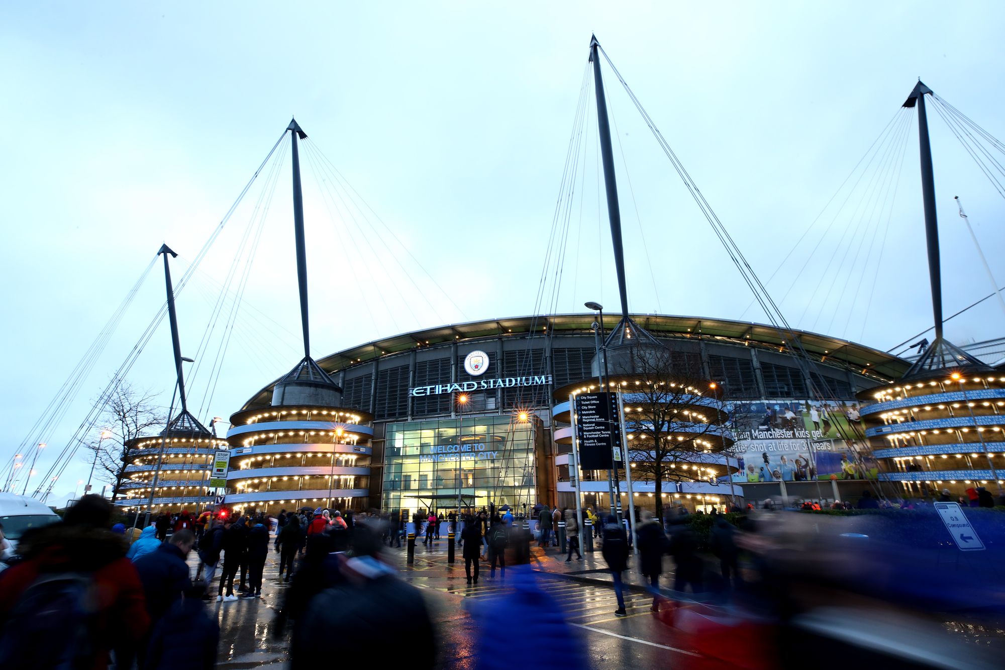 Etihad Stadium. 