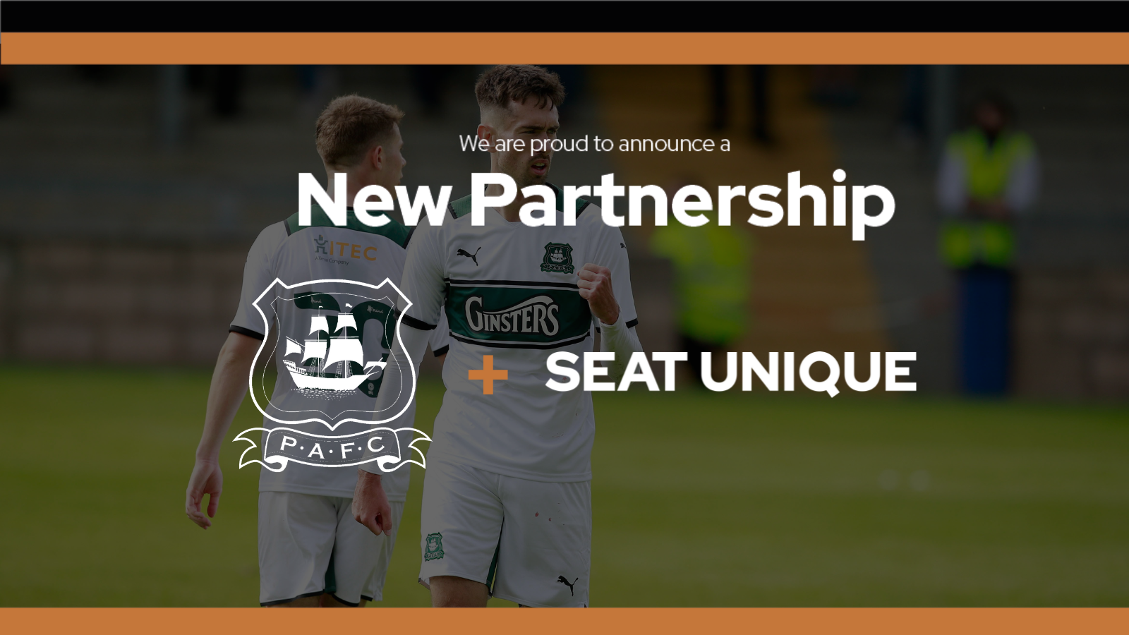Seat Unique Announces Partnership with Plymouth Argyle F.C.