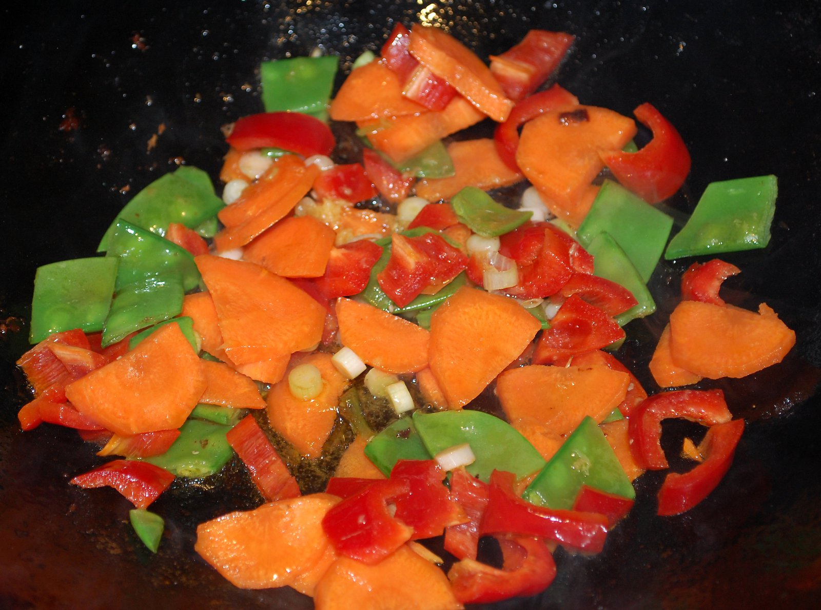 Stir Fry The Vegetables