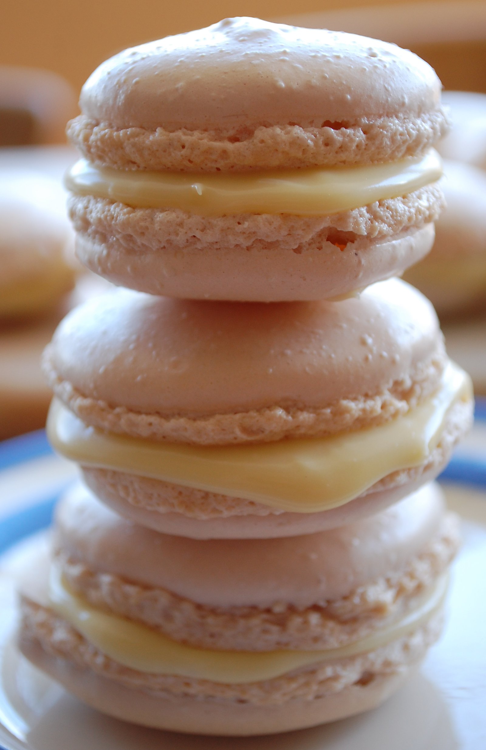 Pink Rose Macarons