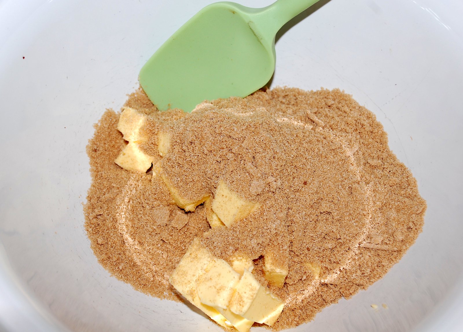 Sugar And Butter Ready For Mixing