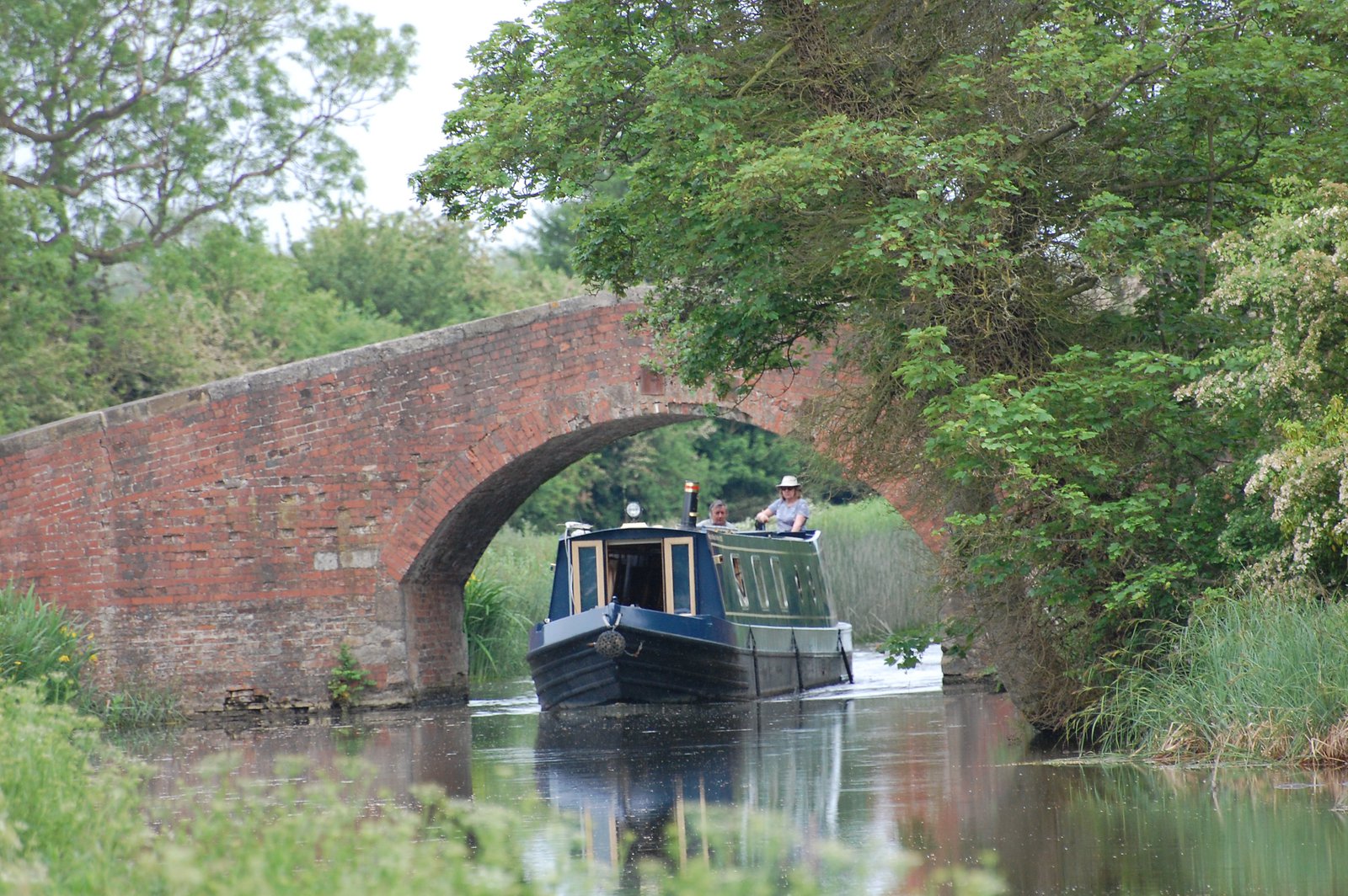 Narrow Boat Under Rentons Bridge