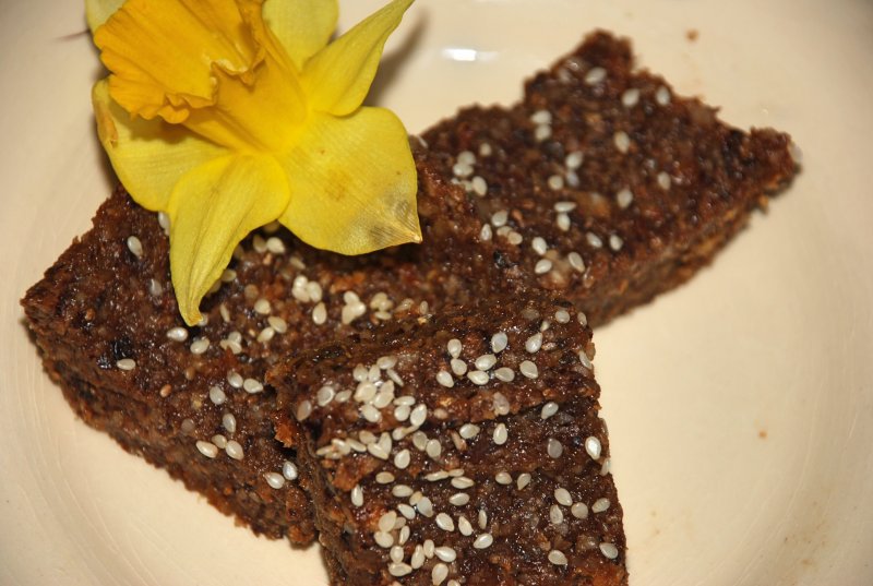 raw lemon brownies