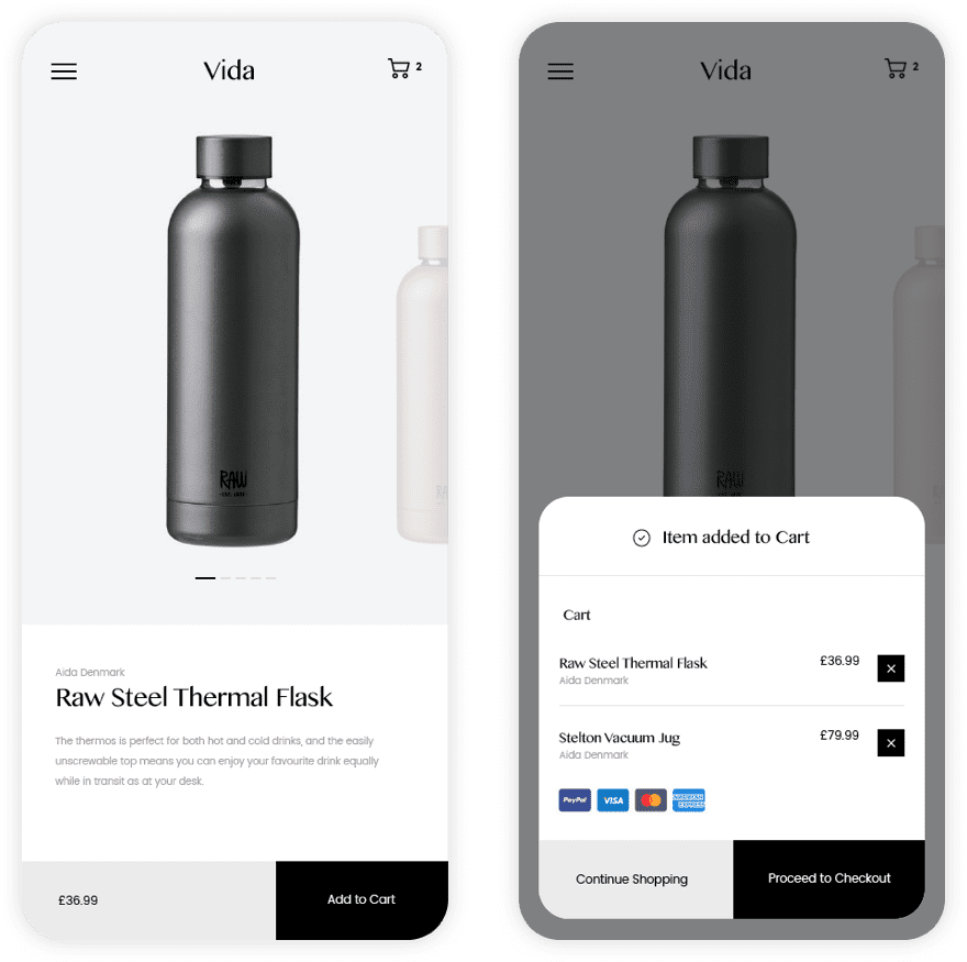 Responsive e-commerce design