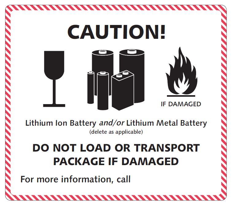Swiftpak 100 x 100mm UN 9 Hazard Labels Roll of 250