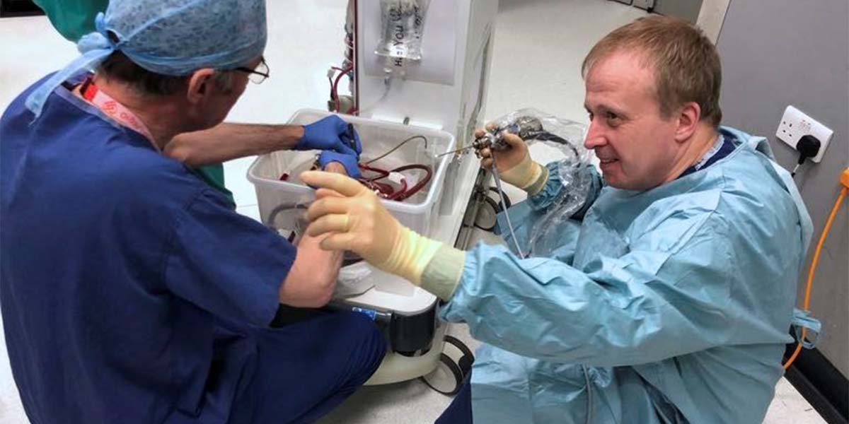 Surgeon on floor Surgeons on floor