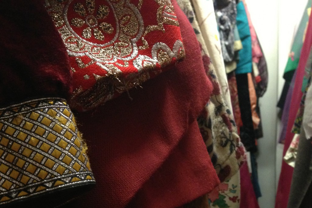 Rail of costumes