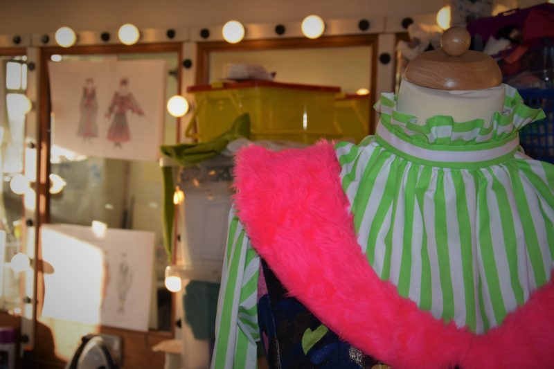 Green and Pink Dress