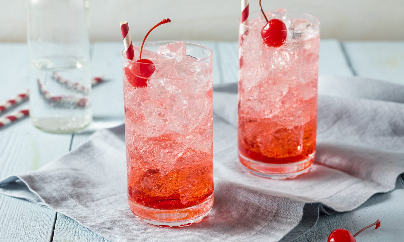 Shirley Temple Super Easy Mocktail Recipe The Ice Co