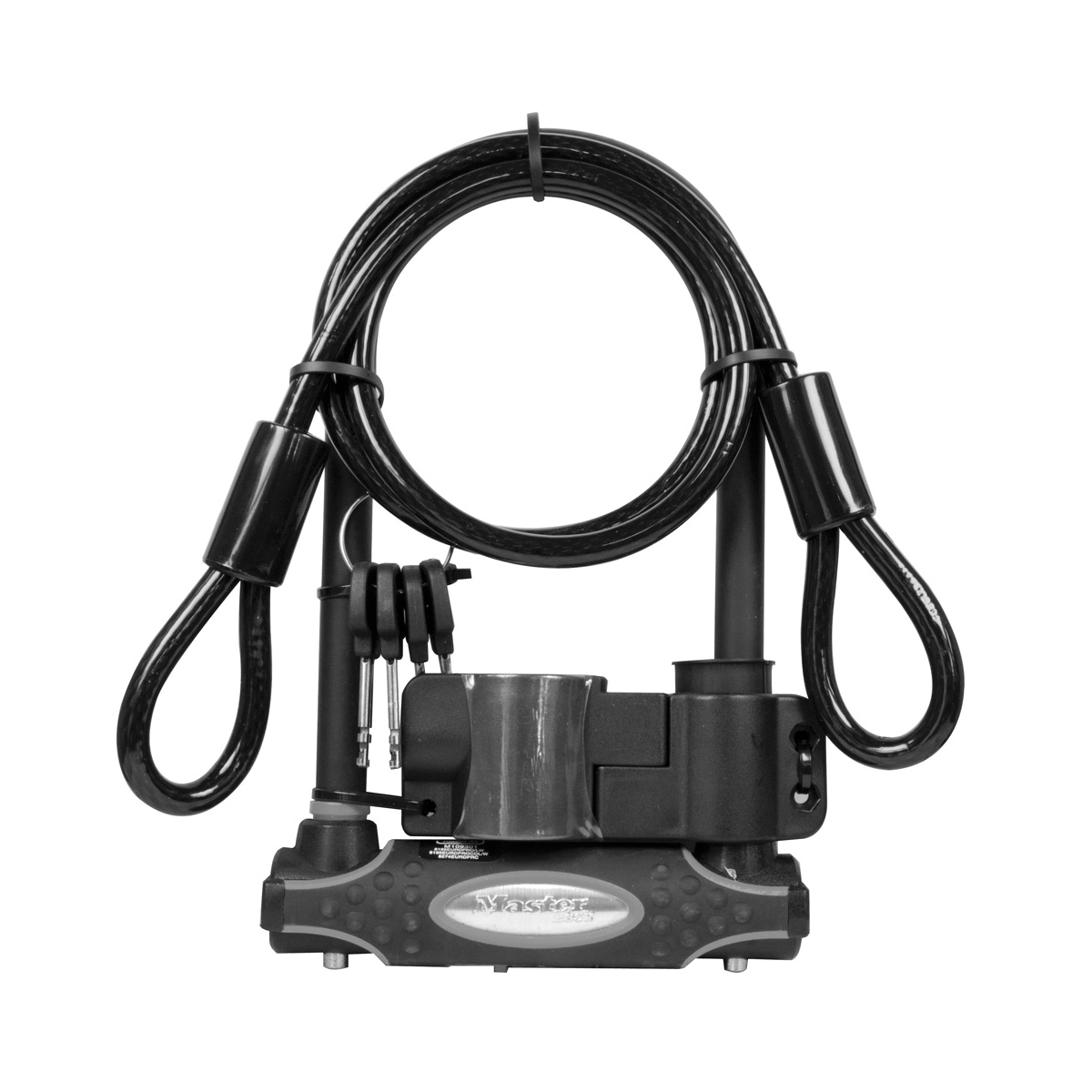 MASTER LOCK 13MM D LOCK GOLD SOLD SECURE 210MM X 110MM WITH 1200 X 10MM