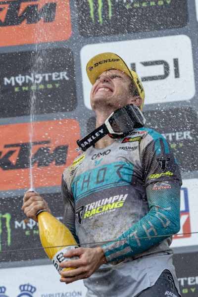 TRIUMPH'S CAMDEN MCLELLAN TAKES MAIDEN MX2 GRAND PRIX VICTORY