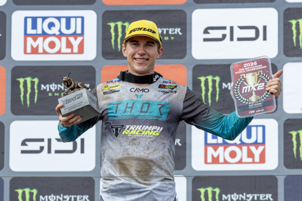 TRIUMPH'S CAMDEN MCLELLAN TAKES MAIDEN MX2 GRAND PRIX VICTORY