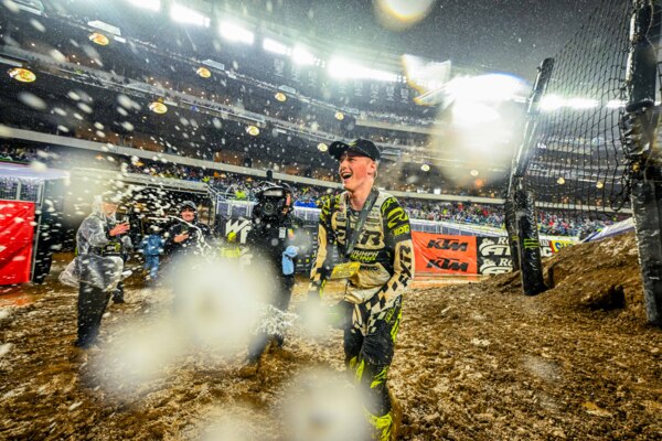 Triumph Celebrates Deacon Denno’s SMX Championship Victory