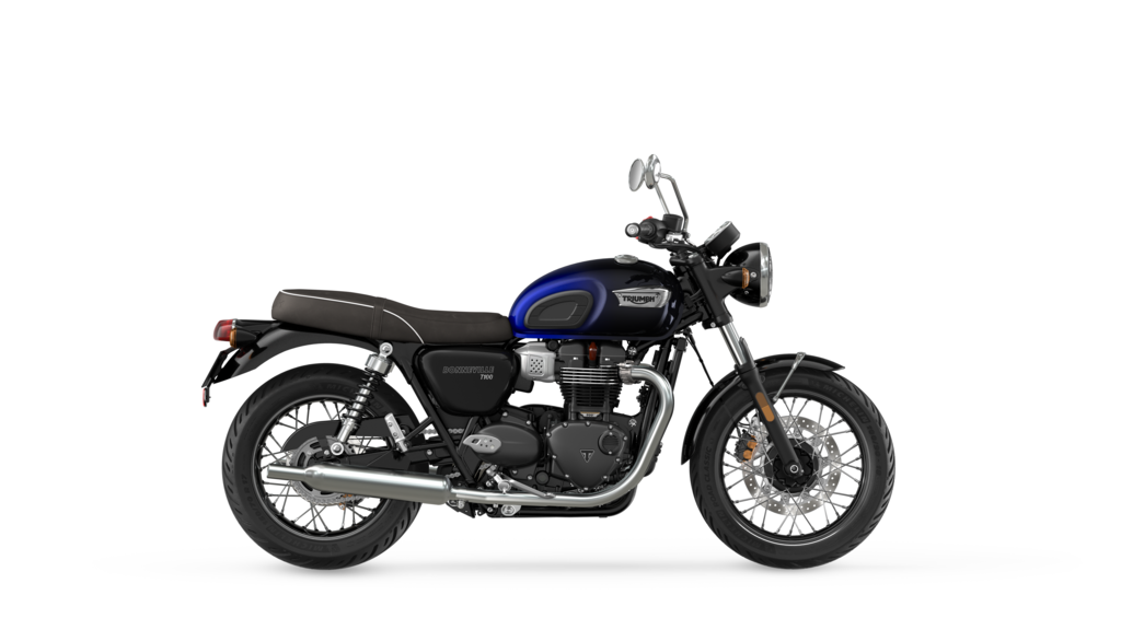 Bonneville T100 Blue Stealth Edition