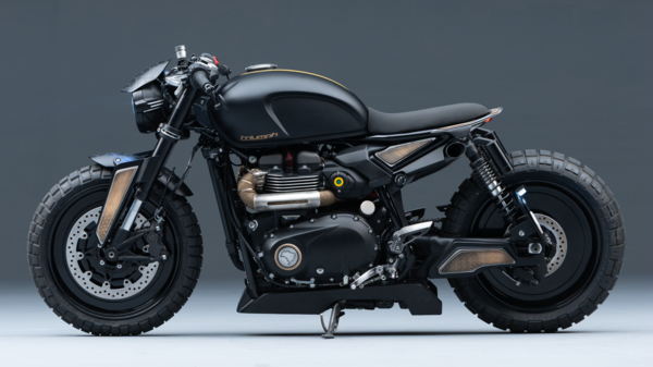 TRIUMPH ブラックカウル CR-T Exhaust Triumph / Street Triple RS 765 / 2021 (T18-LT38T)