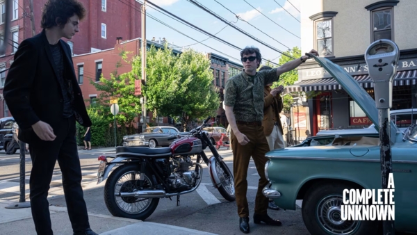 Triumph Bonneville T100 Stars In “A Complete Unknown”