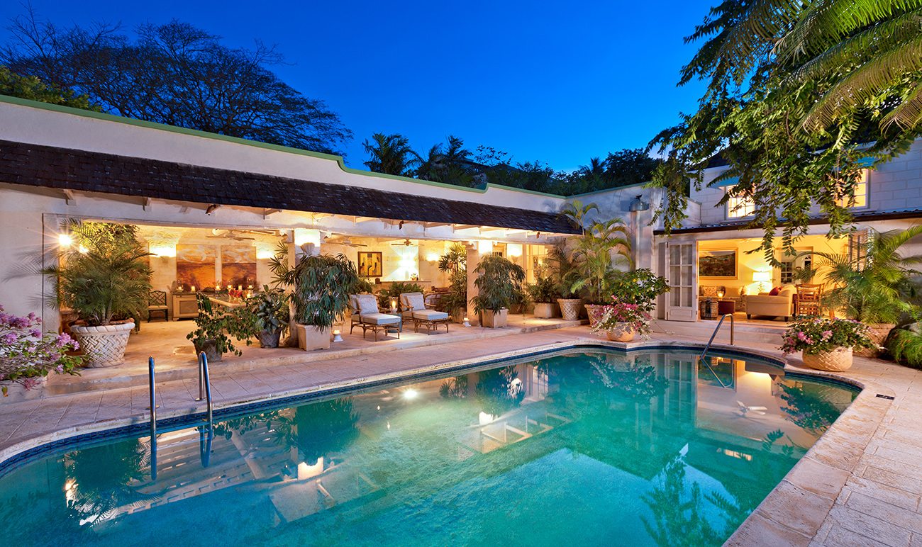 LEAMINGTON HOUSE MAR-2015 POOL TWILIGHT