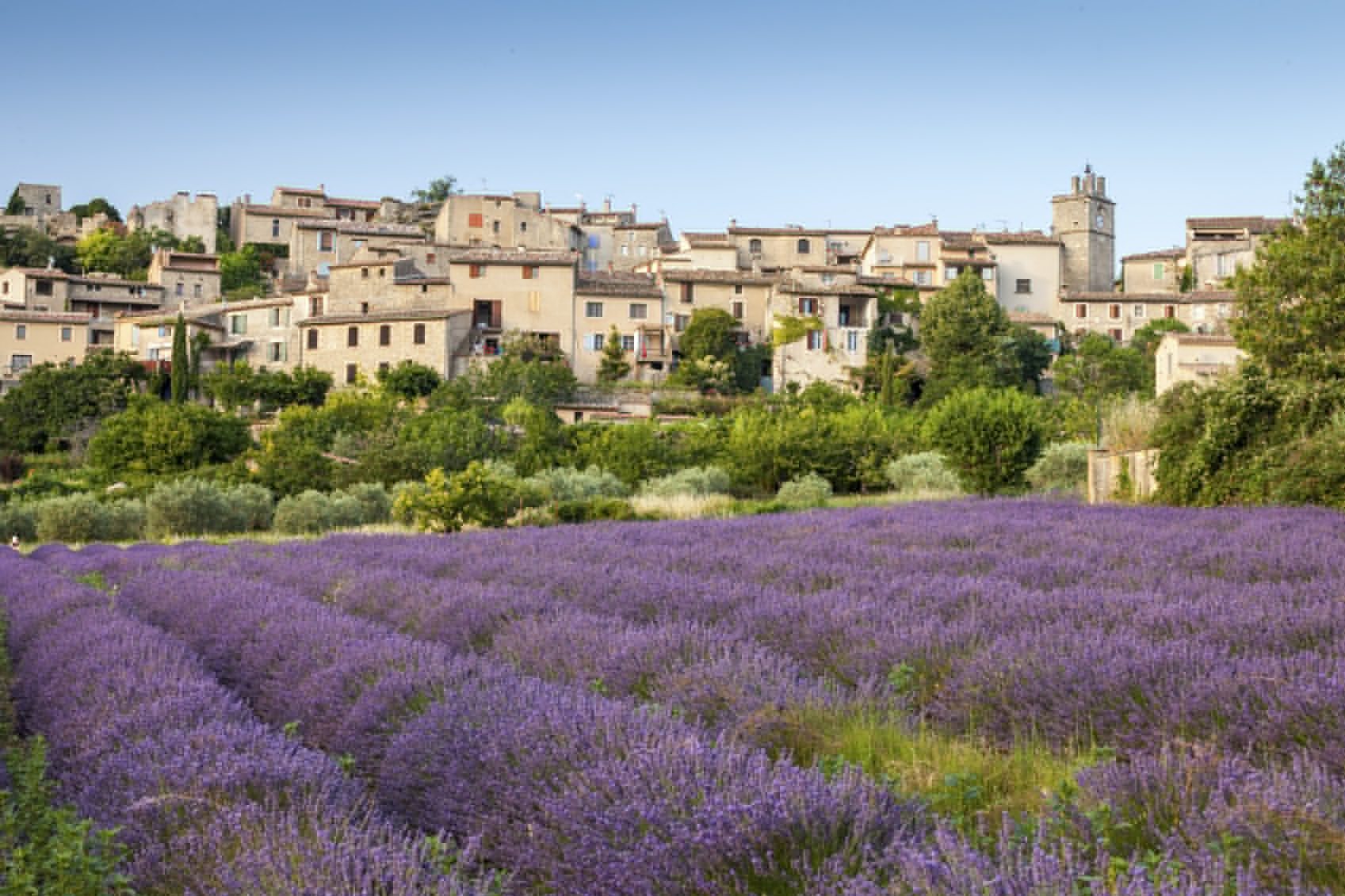 Saignon village, Vaucluse region, Provence, France