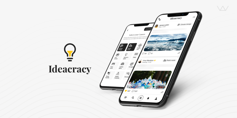 Social app, Ideacracy, Wolfpack Digital client, US startup, community app, app development trends, app builders