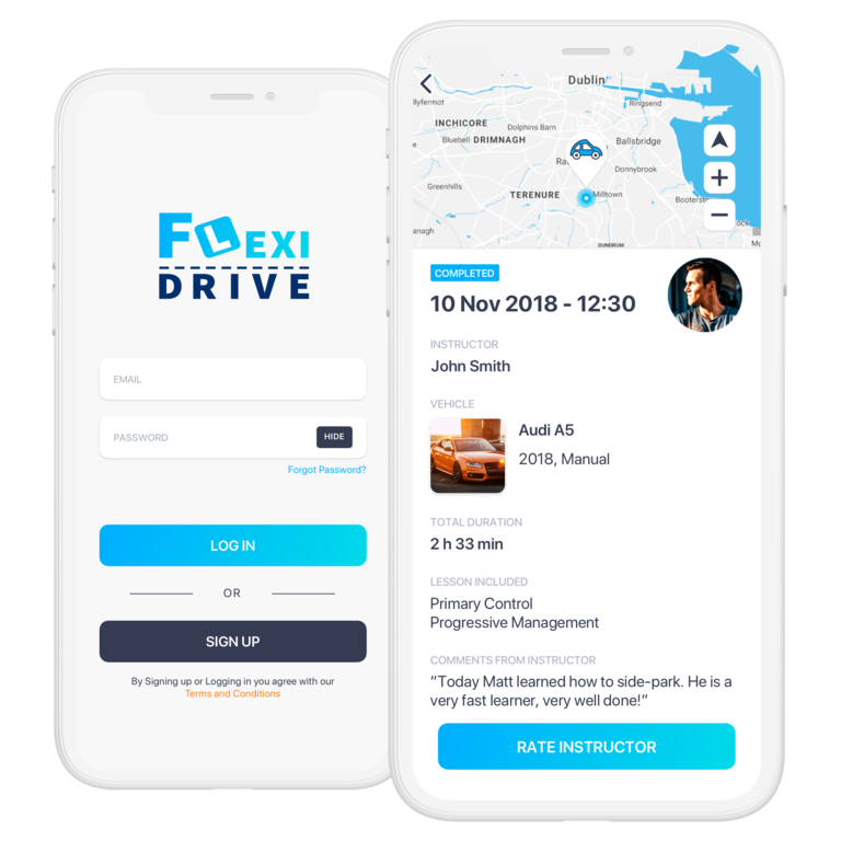 FlexiDrive | Matching driving instructors with students
