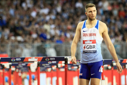 Andy Pozzi at the Athletics World Cup in 2018. Photo: MV4R Photography