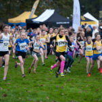 SCOTTISH ATHLETICS STORIES ONLY. Young athletes at the Scottish Athletics National XC Relays 2016. Photo: Bobby Gavin