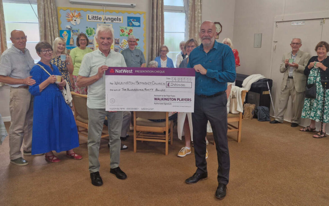 Walkington Players’ latest donations