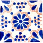 lace blue terracotta