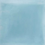 prussian blue hand made mexican encaustic tile