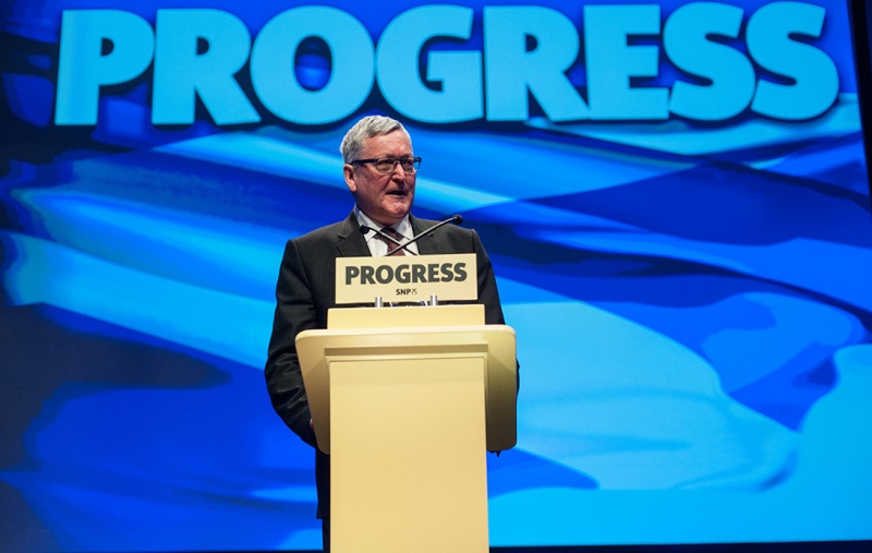 Fergus Ewing speaking at SNP Conference