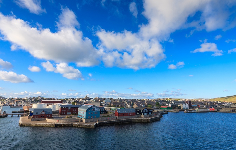 An island port in Scotland
