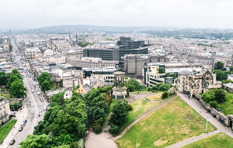 Edinburgh seen from Calton Hill