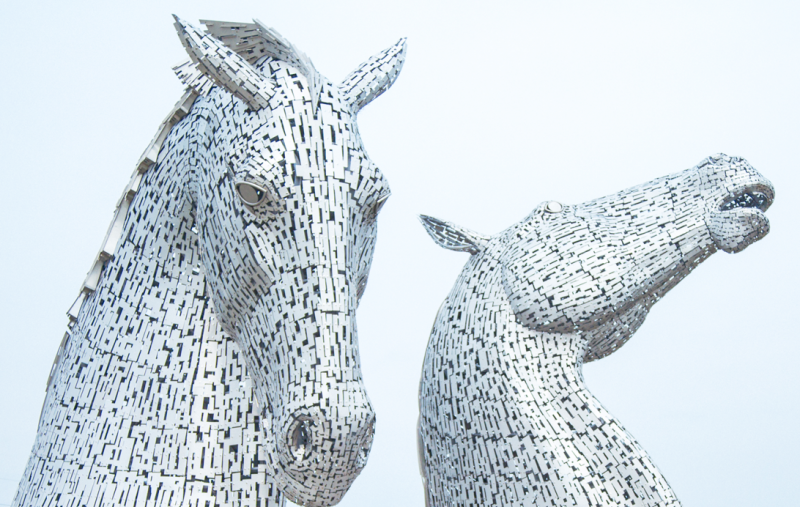 the Kelpies statue