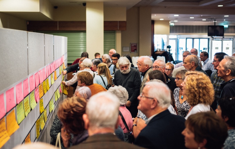 SNP members at the National Assembly in Ayr