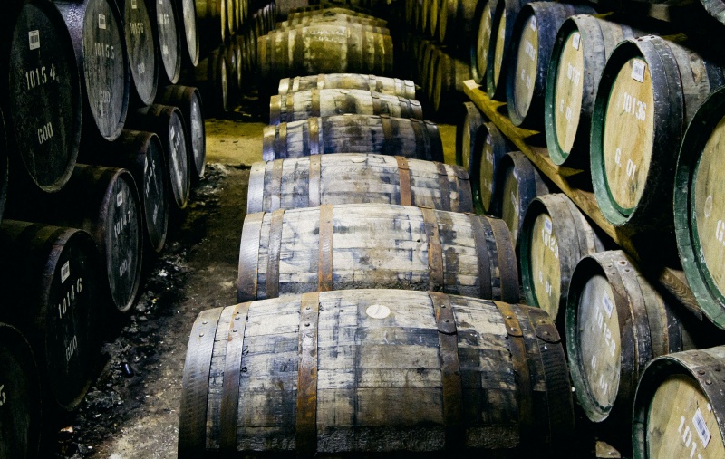 Whisky barrels