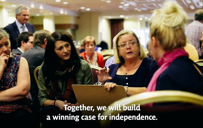 members discussing the Growth Commission at the National Assembly in Ayr