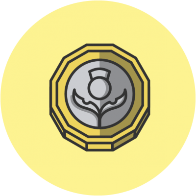 an illustration of a pound coin