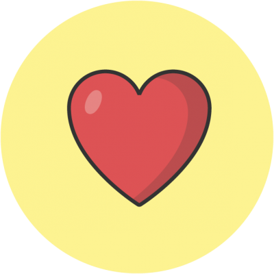 an illustration of a heart