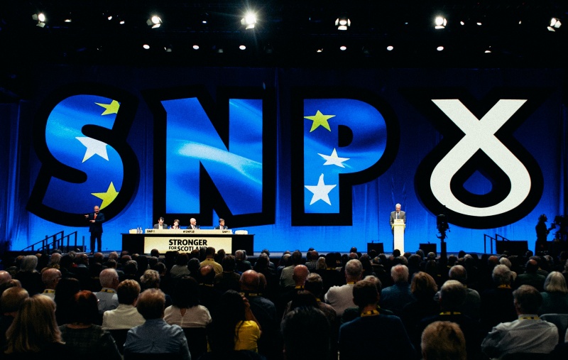 Michael Russell speaking to Conference