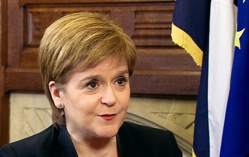 Nicola Sturgeon in Westminster