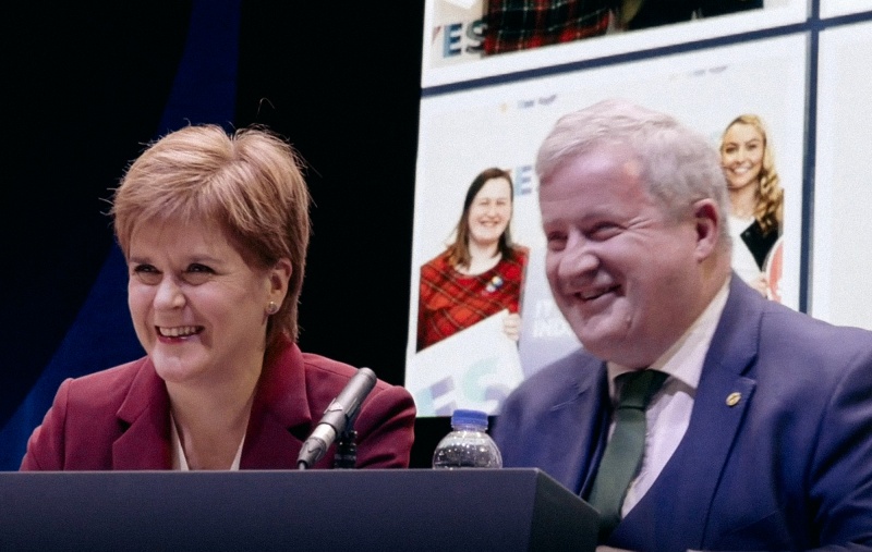 Nicola Sturgeon and Ian Blackford