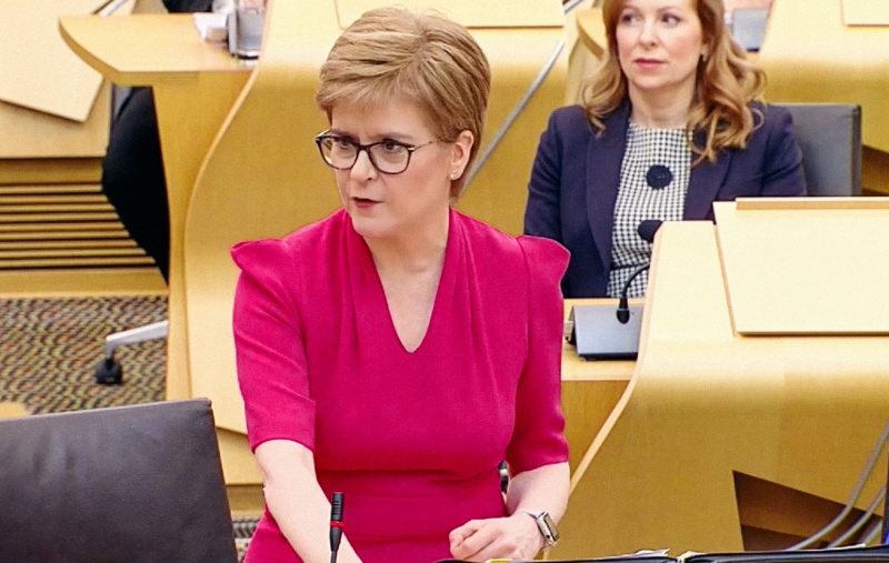 Nicola Sturgeon at FMQs